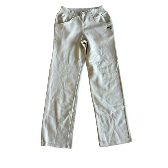 PUMA STRAIGHT LEG RAW HEM SWEATPANTS NWOT SIZE MEDIUM - Picture 1 of 7
